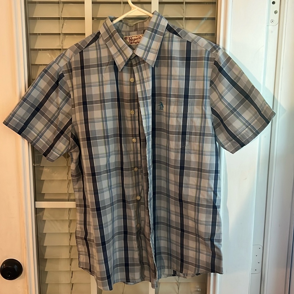 Original Penguin shortsleeve button down